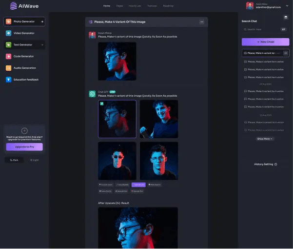 Chat example Image